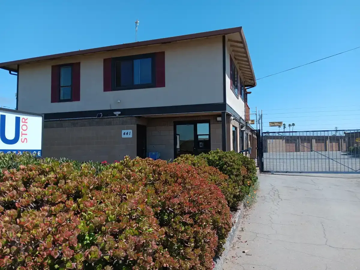 Exterior office building of storage facility